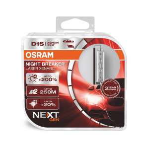 Osram D1S Night Breaker Laser +200% - Duobox 1690,00 kr